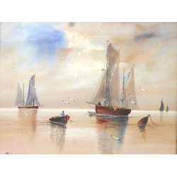 M. de Grossée (Xxème) "Marine par mer ca