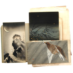 Lot de dessins, aquarelles, estampes et 