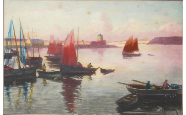 Jacques MARCELIN (XIX-XX) "Marine, le so