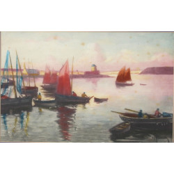 Jacques MARCELIN (XIX-XX) "Marine, le so