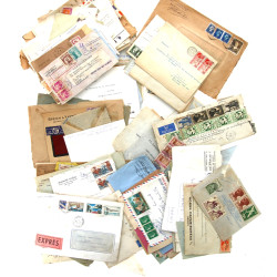 Lot de timbres sur lettres et envois par