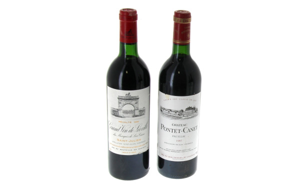 BORDEAUX - Lot de 2 bouteilles: - 1 B S