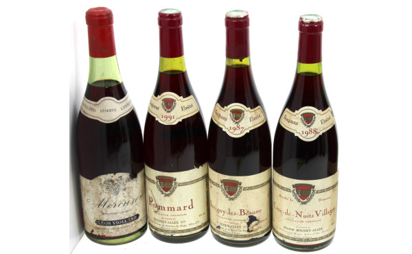 BOURGOGNE - 3 bouteilles: POMMARD 91 Bou