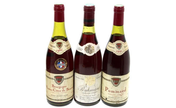 BOURGOGNE - 3 bouteilles:POMMARD 91 Bouh