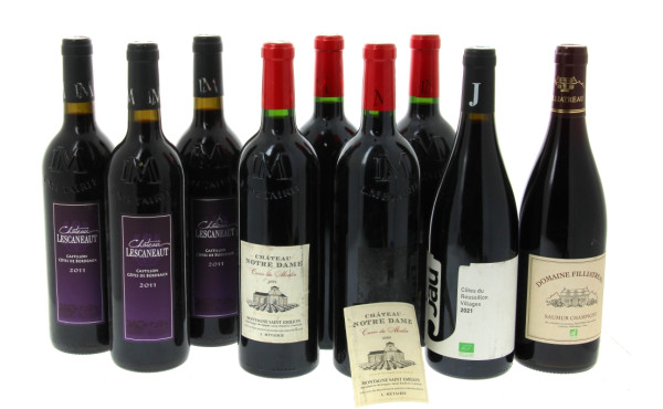 Lot comprenant 4 B MONTAGNE St EMILION C