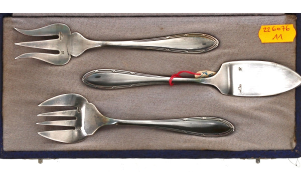 ERCUIS - 3 petits couverts de service en