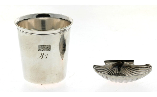 Coupelle coquille Saint-Jacques en métal