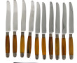 11 couteaux manche corne