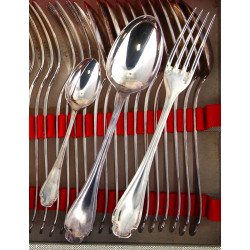 ALFENIDE - Ménagère en métal argenté com