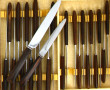 Lot comprenant 12 grands couteaux et 12 