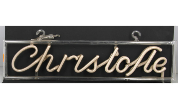 CHRISTOFLE (Publicitaire) - Néon publici