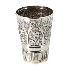 Timbale en argent, travail du Pakistan, 