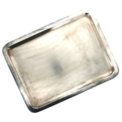 GALLIA - Plateau de service en métal arg