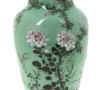 Vase baluste en porcelaine chinoise à dé