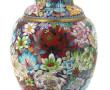 CHINE Xxème - Vase en cloisonné à décor 