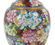 CHINE Xxème - Vase en cloisonné à décor 