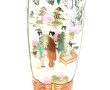 JAPON Xxème - Vase en céramique polychro