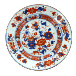 CHINE XVIIIème siècle - Assiette en porc