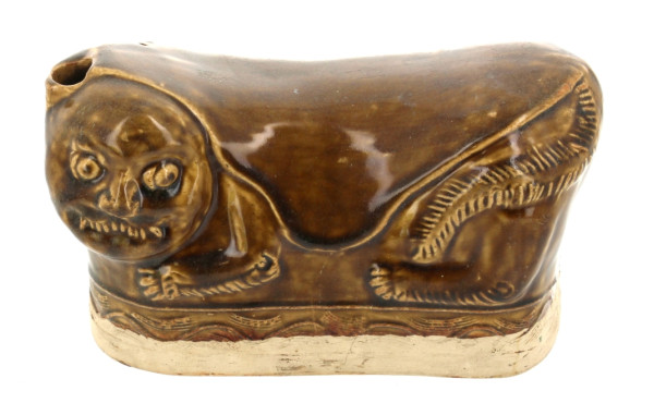 Repose-tête de fumeur d'opium chinois en