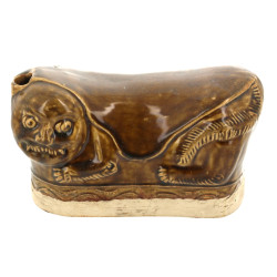 Repose-tête de fumeur d'opium chinois en