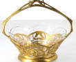 Coupe ART NOUVEAU en forme de panier en 