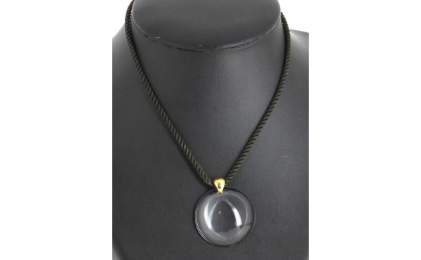 BACCARAT - Pendentif circulaire en crist