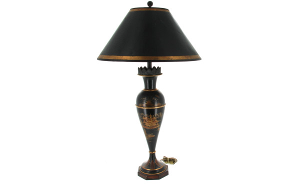 Grande lampe décorative en tôle façon la