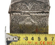Petite boîte à coran ancienne en argent 