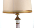 Belle lampe en porcelaine et en bronze d