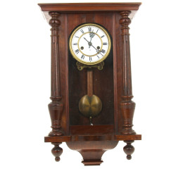 Carillon caisse bois, cadran en laiton e