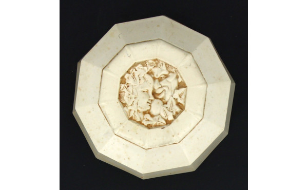 Boîte à poudre ART DECO en bakélite, cou