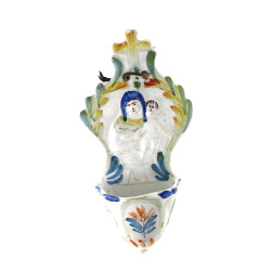 QUIMPER avant la marque - Bénitier XIXèm