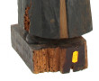 SANT ERWAN - Grand sujet en bois sculpté