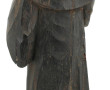 SANT ERWAN - Grand sujet en bois sculpté