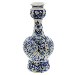 DELFT - Vase en faience à décor camaïeu 