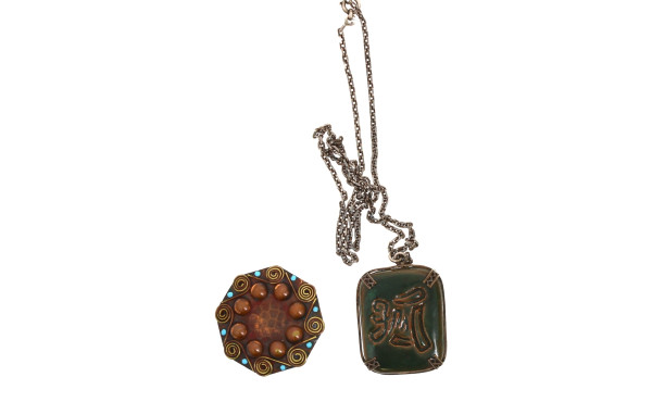 Lot de 2 bijoux de créateurs vintage : b