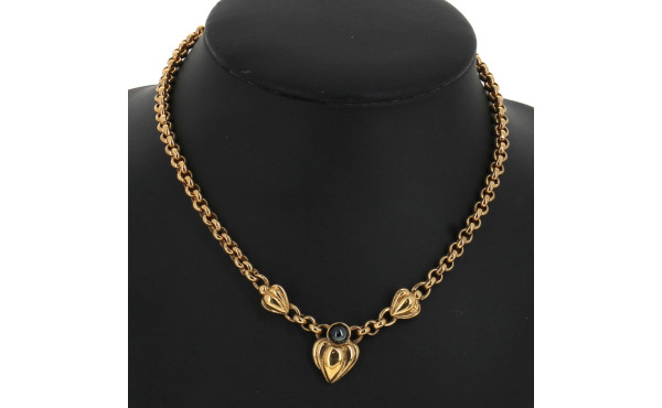 GUY LAROCHE Paris - Collier en métal dor