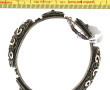Bracelet oriental en argent, poids 66,40