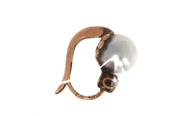 BO isolée en or jaune 18 cts, poinçon tê