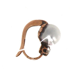 BO isolée en or jaune 18 cts, poinçon tê