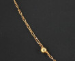 Collier en or jaune 18 cts (750ème). Poi