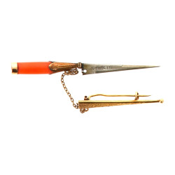 Broche "Vendetta Corsa" en or jaune 750è