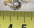 Bague ancienne deux ors 18 cts, style to