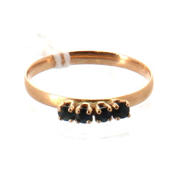 Bague en or jaune 18 cts (plus de trace 