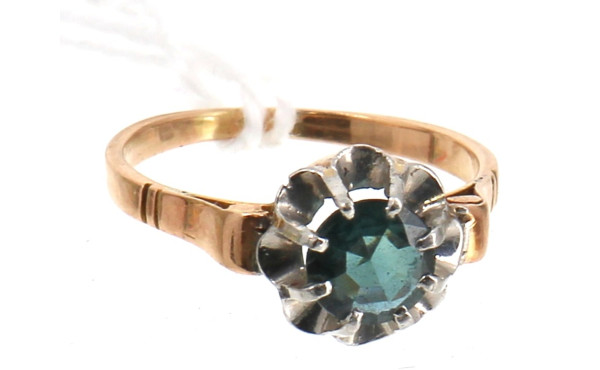 Bague ancienne deux ors 18 cts (plus de 