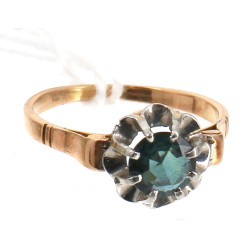 Bague ancienne deux ors 18 cts (plus de 