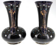 Paire de vases fin XIXème en céramique b