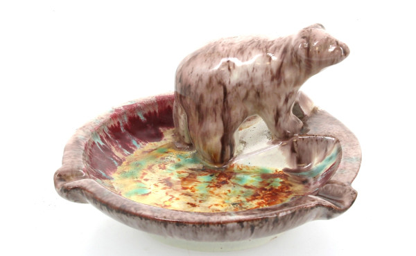 OURS Polaire - Cendrier ou coupe vide-po