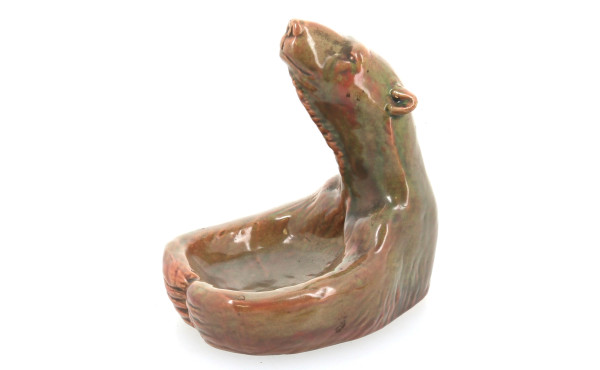 OURS Polaire - Vide-poche en faïence éma