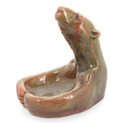 OURS Polaire - Vide-poche en faïence éma